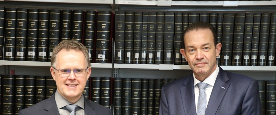 Vizepräsident des Finanzgerichts Dr. Coenen und Präsident des Finanzgerichts Wolsztynski